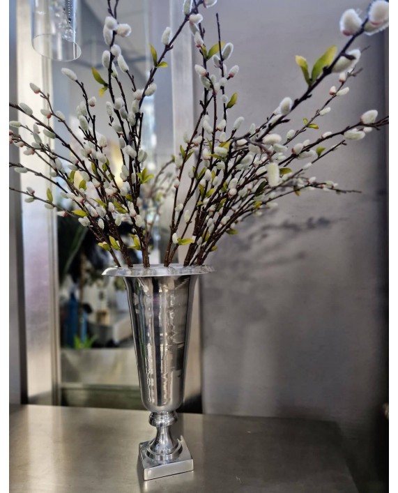 Poliruoto aliuminio vaza „Polished Aluminium“